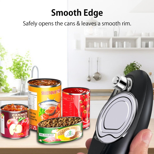 Electric Can Opener, Portable Mini Bottle Opener, Kitchen Gadgets Suitable for Ladies, Elderly