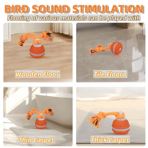 2 Pack Pet Smart Rolling Ball, Interactive Dog Toy, USB Rechargeable Cat and Dog Toy Ball for Cat and Dog Entertainment