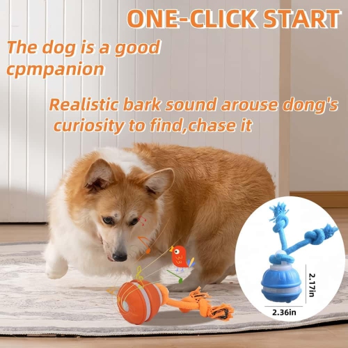 2 Pack Pet Smart Rolling Ball, Interactive Dog Toy, USB Rechargeable Cat and Dog Toy Ball for Cat and Dog Entertainment