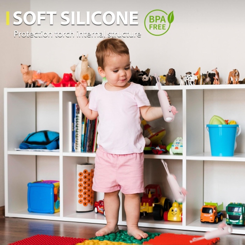 Kids Flashlight, Pink LED Unicorn Flashlight, Suitable for Boys and Girls Camping and Outdoor Adventure