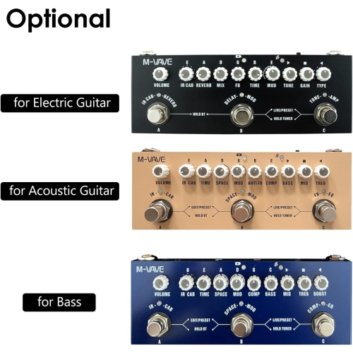 9 pre-amplifier simulation integrated guitar effects | 8 sets of cabinet IR loading | professional-grade effects chain | high-precision tuner |