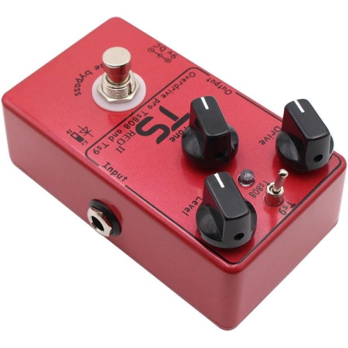 Guitar Classic Dual-Mode Overdrive Effector|TS9/TS808 Dual Circuit|One-click Tone Switch|Upgraded Sound Quality|Mini Metal Body|Portable Design