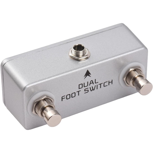 Commande au pied multifonction à double verrouillage|Connexion directe sans bloc d'alimentation|Boîtier moulé en alliage|Sortie stéréo|Universel pour