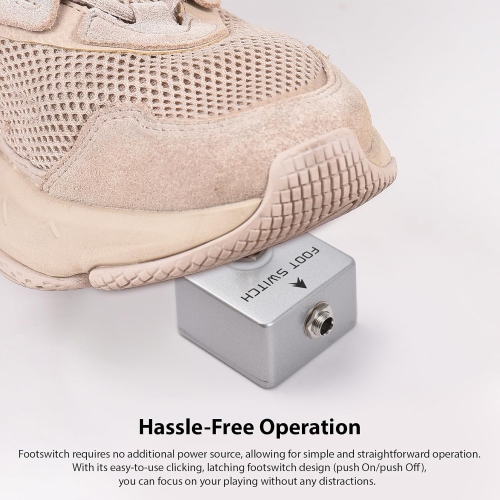 Guitar pedal effects | Metal foot channel switcher | Direct connection without power supply | 55 ultra-thin body | Universal for speakers | For beat