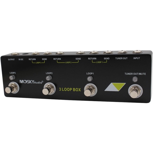 Guitar looper, looping effects pedal, multiple looping capabilities, electric guitar looper pedal for guitar, bass and keyboard, unlimited recording