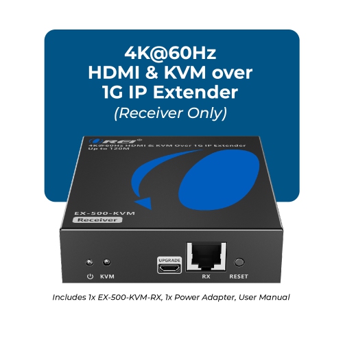 Récepteur HDMI™ 4K OREI seulement - 500&nbsp;pi (Cat6) (EX-500-KVM-RX)