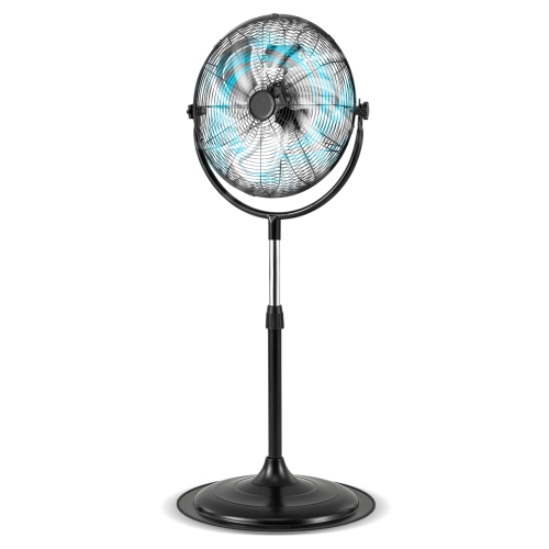 Gymax 18'' High Velocity Pedestal Fan w/3 Speeds 360 Degree Tilt & Adjustable Heigh for Home