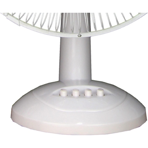 Ventilateur de bureau oscillant de 12&nbsp;po de Tooltech – 3 réglages de vitesse, fonctionnement silencieux, débit d'air réglable, légèreté,