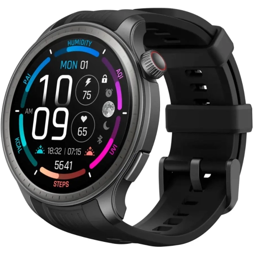 Open Box - Amazfit Balance 1.5" AMOLED Display Smart Watch, AI Fitness Coach, GPS, Alexa Built-in, Bluetooth Calls for Android/iPhone, Black