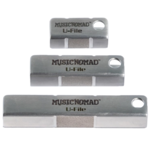 MusicNomad Diamond U-FILE Fret Leveler - 3 Pack