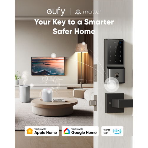 eufy Keyless Entry C34 Smart Door Lock by EUFY - Refurbished condition - Image 2