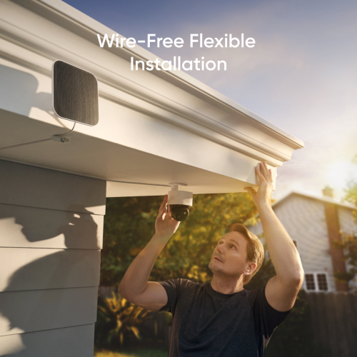 eufy SoloCam S340 Solar Wire-Free Security Camera - Dual-Lens 3K, 8× Zoom, 360° Pan, Spotlight by EUFY - Open Box condition - Image 2