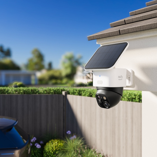 eufy SoloCam S340 Solar Wire-Free Security Camera - Dual-Lens 3K, 8× Zoom, 360° Pan, Spotlight by EUFY - Open Box condition - Image 5