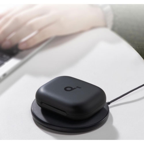 Remis à neuf - Écouteurs boutons 100 % sans fil Aerofit 2 de Soundcore par Anker - Noir