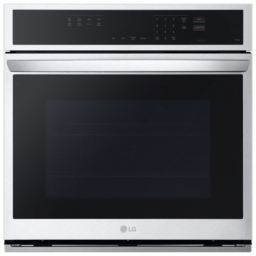 Open Box - LG 30" 4.7 Cu. Ft. True Convection Electric Wall Oven- Smudge Resistant SS - Perfect Condition