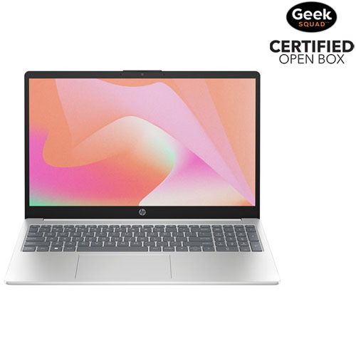 Open Box - HP 15.6" Laptop - Natural Silver (Intel Core i3-1315U/8GB RAM/1TB SSD/Windows 11)