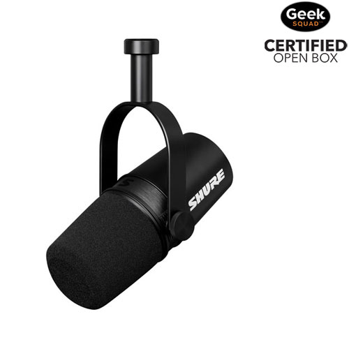 Open Box - Shure MV7X Dynamic Podcast XLR Microphone - Black