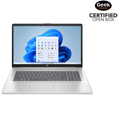 Open Box - HP 17.3" Laptop - Natural Silver (Intel Core i5 1334U/16GB RAM/512GB SSD/Windows 11)