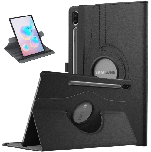 XCRS Samsung Galaxy Tab S10 FE Plus 2025 Case 360° Swivel Rotating with Kickstand, Multi-Angle Viewing PU Leather Folio Cover