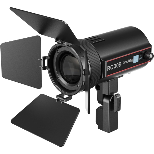 Remis à neuf - 30&nbsp;B COB SMALLRIG RC, angle de faisceau réglable de 15° à 60°, lampe vidéo bicolore 30&nbsp;W CCT 2700K-6500K - 4279