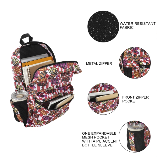 Five Nights at Freddy's All-Over Print 16” Kid's Backpack For School And Travel