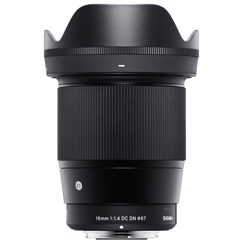 Objectif DC DN 16 mm f/1,4 Contemporary de Sigma pour monture RFS de Canon