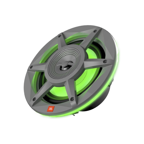 JBL Stadium Marine 62 6-1/2" 100W RMS 2-Way Marine Speakers with Built-in RGB LED Lights - Gray