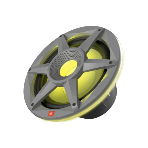 JBL Stadium Marine 102 10" 300W RMS Subwoofer with Built-in RGB LED Lighting - Gray