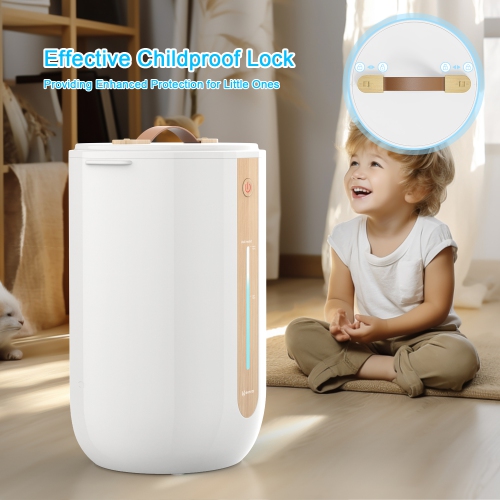 Keenray Towel Warmer for Bathroom, Towel Warmer Bucket with Heating Progress Bar, Fragrant Disc Holder, Leather Handle, Auto Shut-Off Fits Up to Two