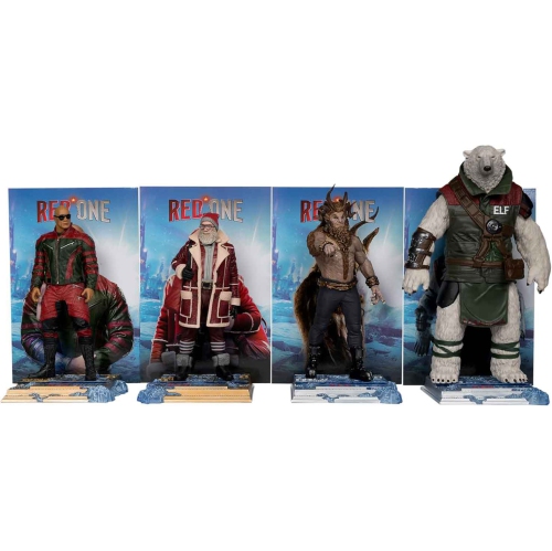 Movie Maniacs Red One 6 Inch Statue Figure Posed Box Set -