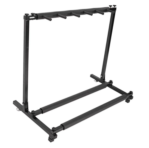 Karl Home Triple Folding Multiple Guitar Holder Rack Stand Black