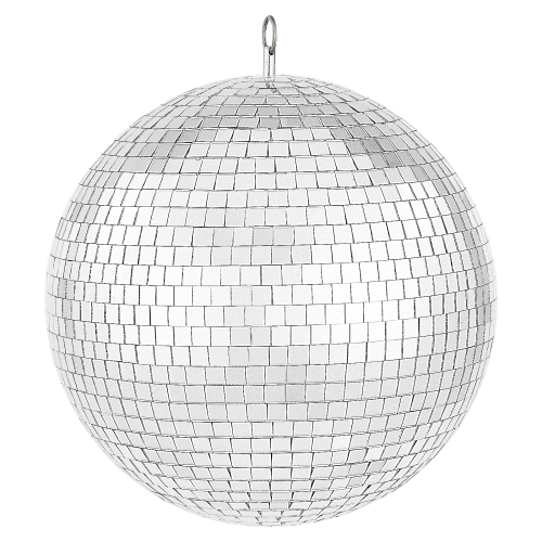 VEVOR  12 Inch Mirror Disco Ball, Mirror Ball \w Hanging Ring, Lightning Disco Ball Party Decorations, Ideal for Dj Club, Stage, Wedding, Birthday