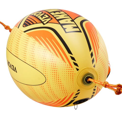 VEVOR Booster Ball, Towable Tube Rope Performance Ball, Thickened PVC Inflatable Booster Balls for Boating and Water Sports - with High Tensile