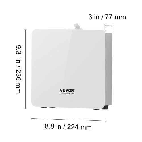 VEVOR 480ml Scent Air Machine, Bluetooth Smart Essential Oil Diffuser, 2500sq.ft Waterless Scent Diffuser with Cold Air Technology, Aromatherapy