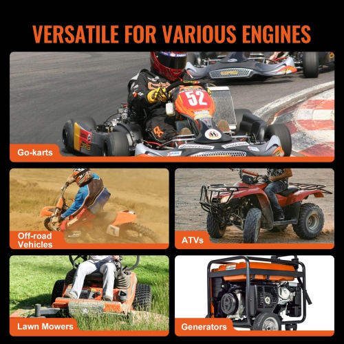 VEVOR 2000 RPM Drive Clutch, 2-8HP Engine, High-Strength Drive Clutch with Asymmetric Designed Wheels & Robust Rubber Belt, Sturdy & Durable Clutch