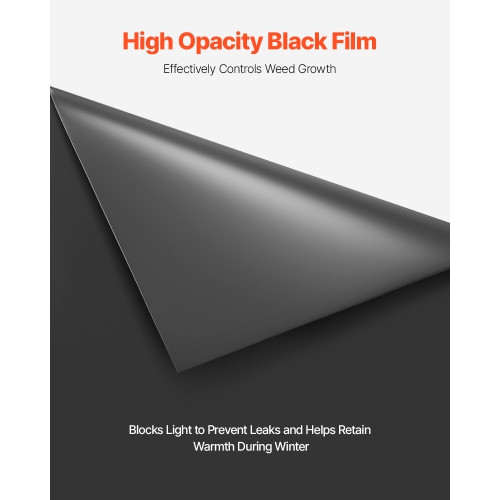 VEVOR 10 Mil Plastic Sheeting Heavy Duty 20' x 100', Thick Plastic Sheeting Roll, Plastic Drop Cloth Painters Tarp, Polyethylene Covering for Crawl