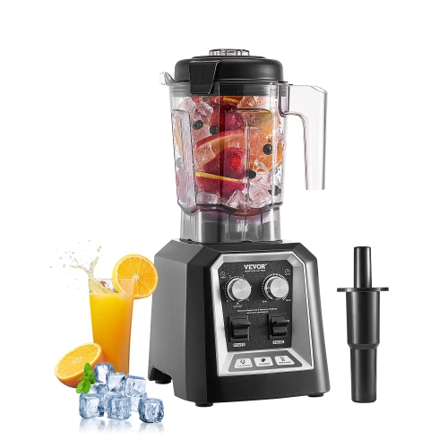 VEVOR  68 OZ Blender for Smoothies, 1400W, w Powerful Motor, Multi-Functional Food Processing Blender w Grinder Container For