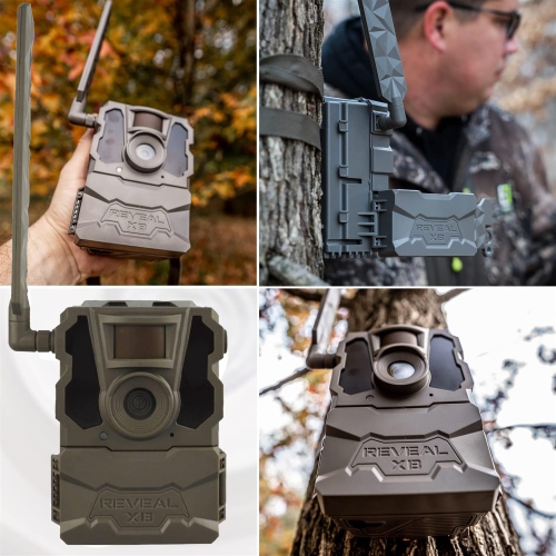 TACTACAM Reveal XB Cellular Trail Camera, No Glow - Verizon & AT&T Reveal 32GB SD Card and Lens Cloth