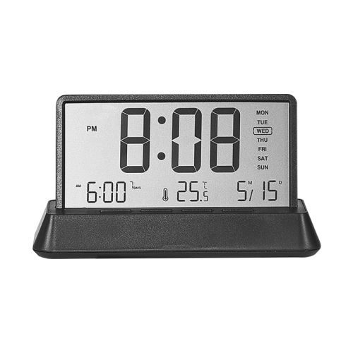 THE WAY  New Creative Small Fresh Alarm Clock, Simple Electronic Clock, Multi-Function Clock-303 Opaque In Black