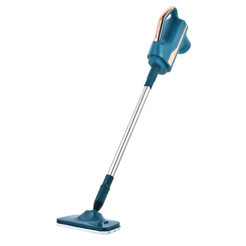 Steam mop, multifunctional electric high temperature steam cleaner, handheld mopping machine, detachable floor steamer - dark green