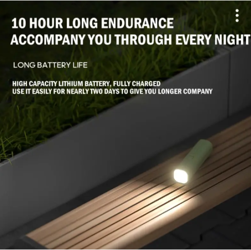 Retractable eye protection desk lamp, portable rechargeable travel desk lamp, home study lighting, study reading lamp - white