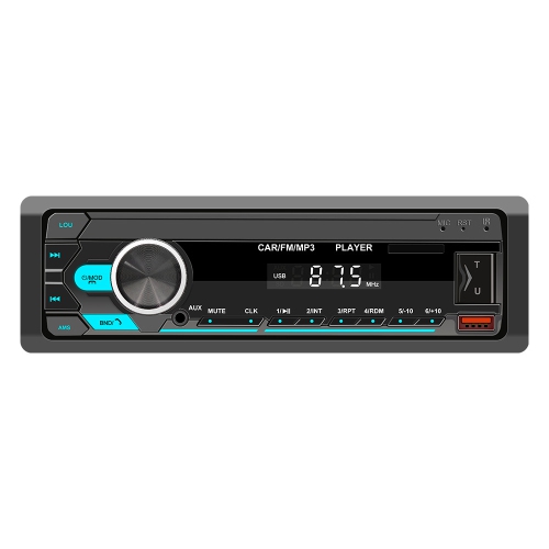 New AI smart bluetooth car MP3 player positioning car lossless music car card radio single base car radio digital bluetooth stereo support FM radio