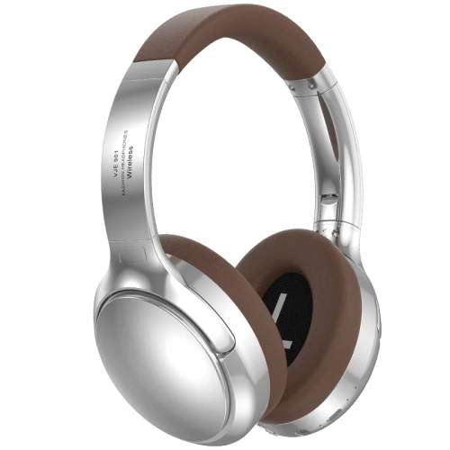 Noise Cancelling Headphones Retro Metal Bluetooth Headphones 5.3 for Apple and Huawei Mobile Phones Comfortable Fit Earmuffs Suitable for Home Office
