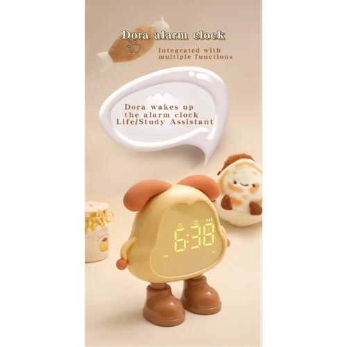 Dual alarm clock, good looking, loud volume, can wake up children's alarm clock, suitable for bedroom, suitable for teenagers, children's sleep