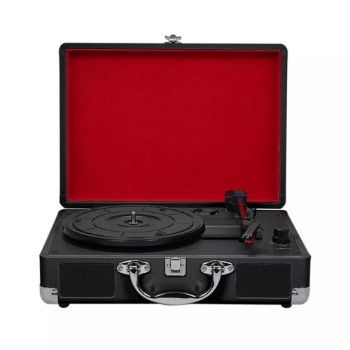 THE WAY  Vinyl Record Player Vintage Portable Phonograph 33/45/78Rpm Turntable Vinyl Record Player Phonograph Built-In Speaker Bluetooth 5.4 Speaker