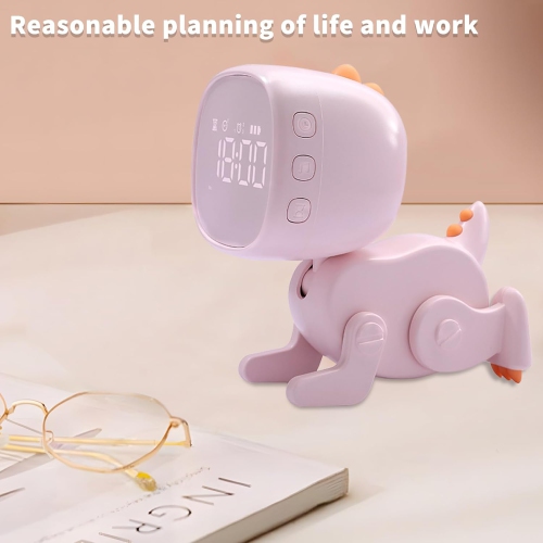New Variety Dinosaur Alarm Clock Cartoon Creative LED Alarm Clock Bedroom LED Cute Bedside Clock Ornaments Children's Sleep Training Wake-up Light