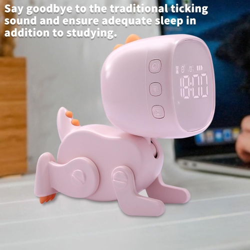 New Variety Dinosaur Alarm Clock Cartoon Creative LED Alarm Clock Bedroom LED Cute Bedside Clock Ornaments Children's Sleep Training Wake-up Light