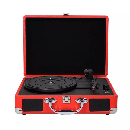 THE WAY  Vinyl Record Player Vintage Portable Phonograph 33/45/78Rpm Turntable Vinyl Record Player Phonograph Built-In Speaker Bluetooth 5.4 Speaker