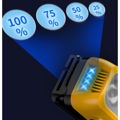 Lampe frontale légère, randonnée nocturne en plein air très lumineuse, lumière pour la pêche et le vélo, chargement rapide, lampe frontale portative