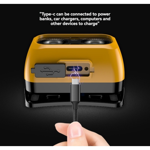 Lampe frontale légère, randonnée nocturne en plein air très lumineuse, lumière pour la pêche et le vélo, chargement rapide, lampe frontale portative